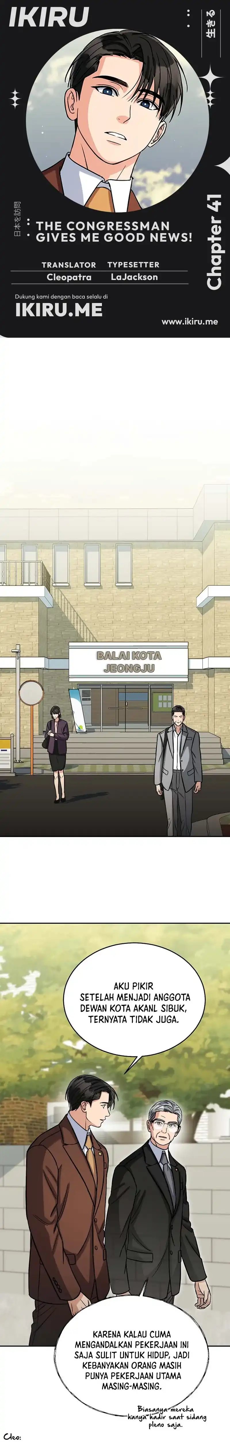 The Congressman Gives Me Good News! Chapter 41 Gambar 1