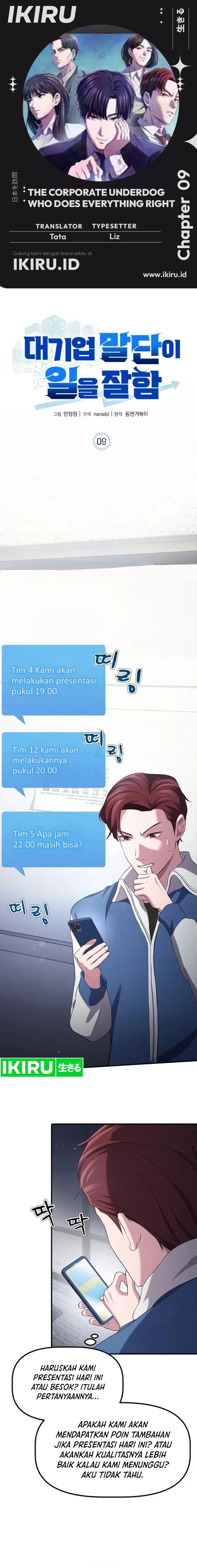 The Corporate Underdog Who Does Everything Right Chapter 09 Gambar 1