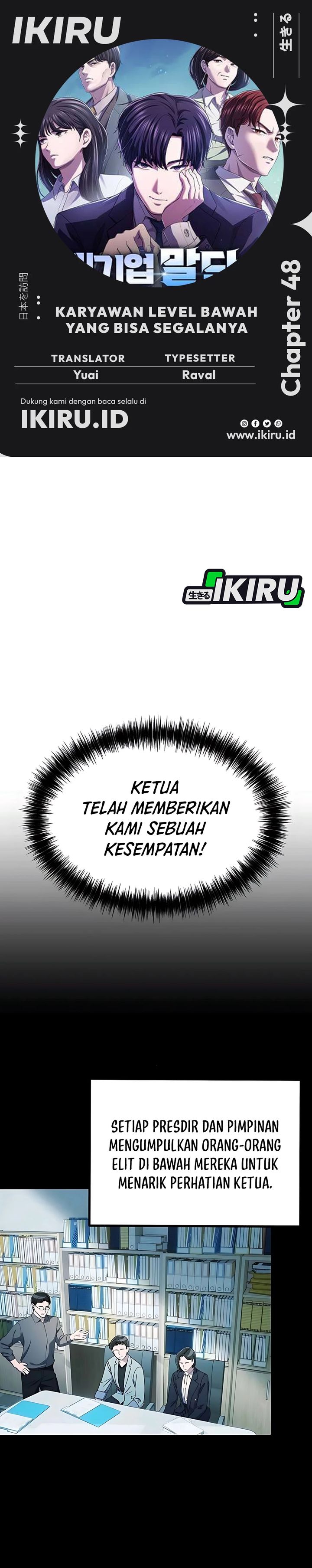 The Corporate Underdog Who Does Everything Right Chapter 48 Gambar 1