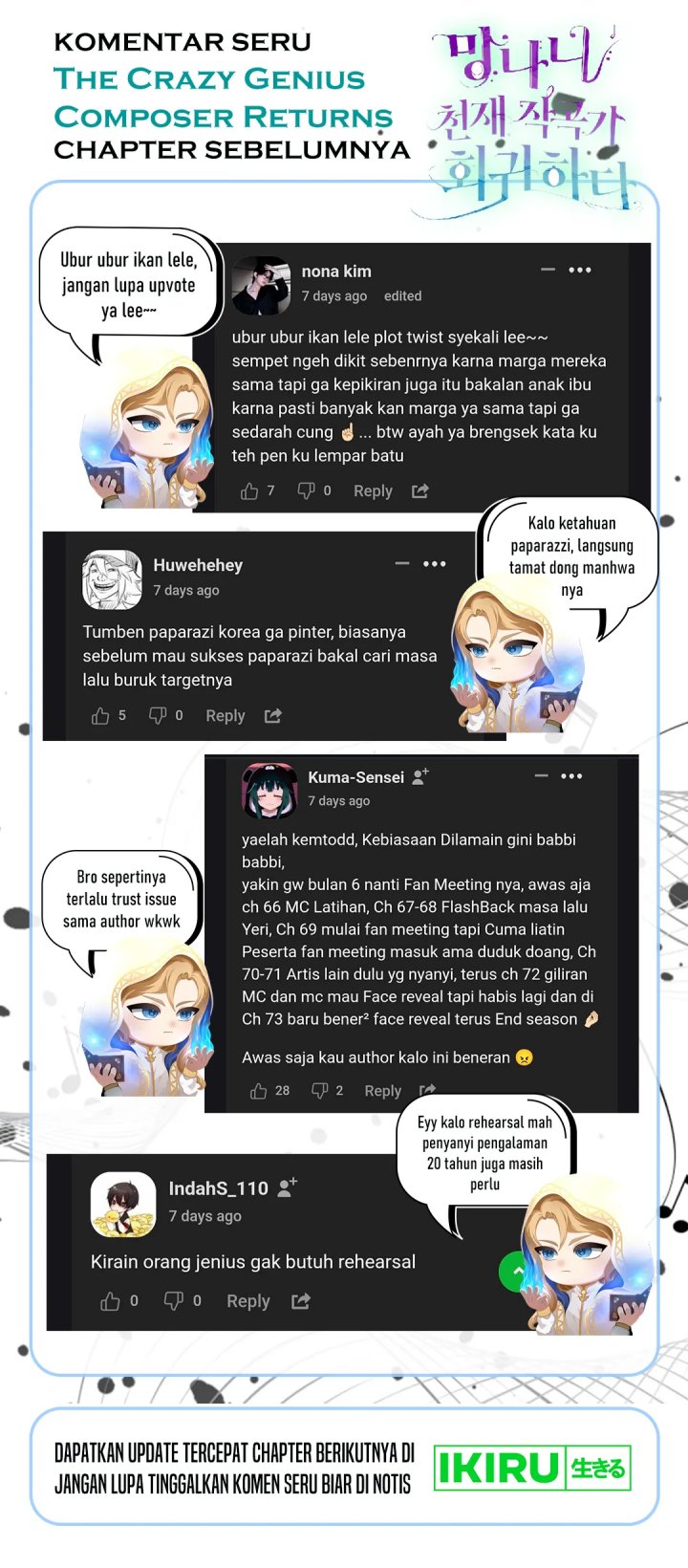 The Crazy Genius Composer Returns Chapter 66 Gambar 16