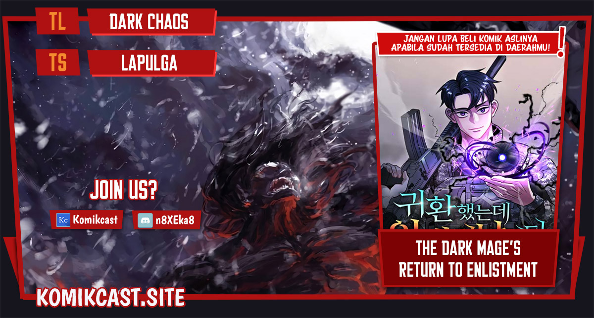 The Dark Mage’s Return to Enlistment Chapter 08 Gambar 1