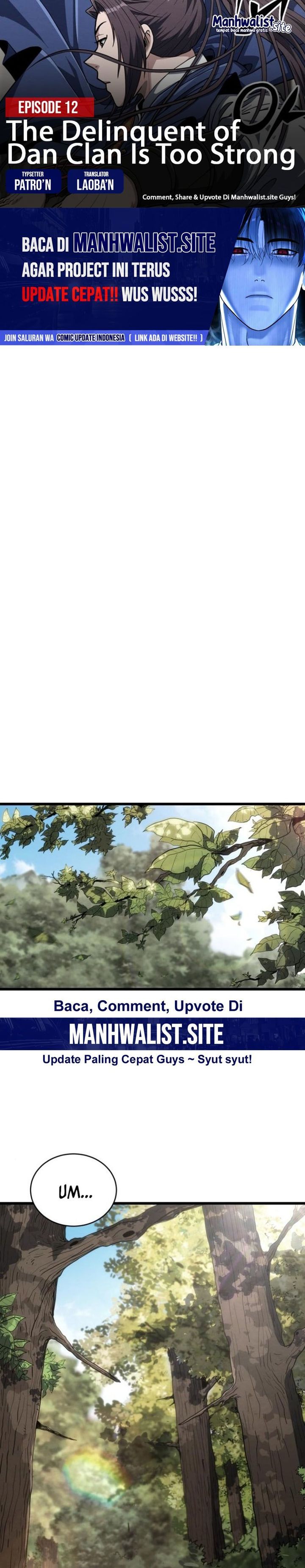 The Delinquent of the Dan Clan Is Too Strong Chapter 12 Gambar 1