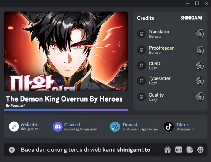 The Demon King Overrun By Heroes Chapter 01 Gambar 1