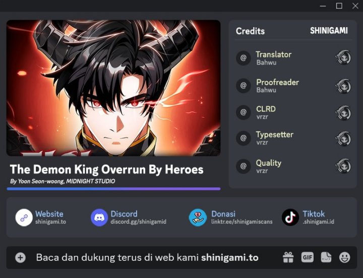 The Demon King Overrun By Heroes Chapter 13 Gambar 1