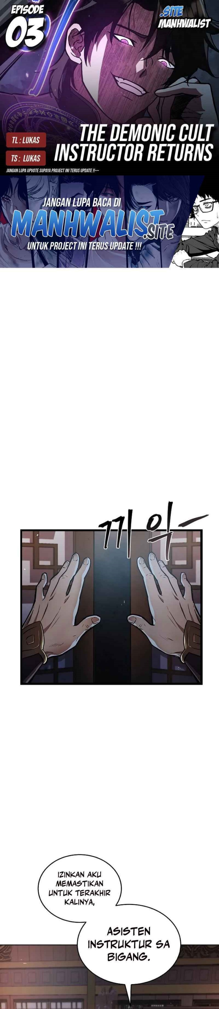 The Demonic Cult Instructor Returns Chapter 03 Gambar 1