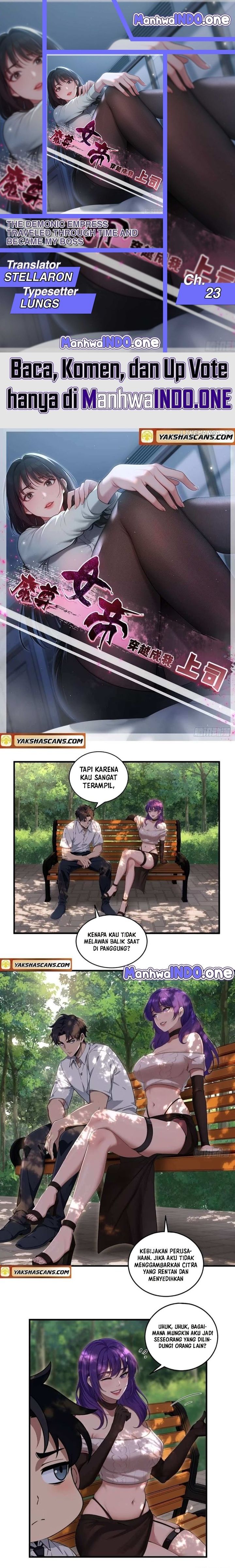 The Demonic Empress Traveled Through Time And Became My Boss Chapter 23 Gambar 1