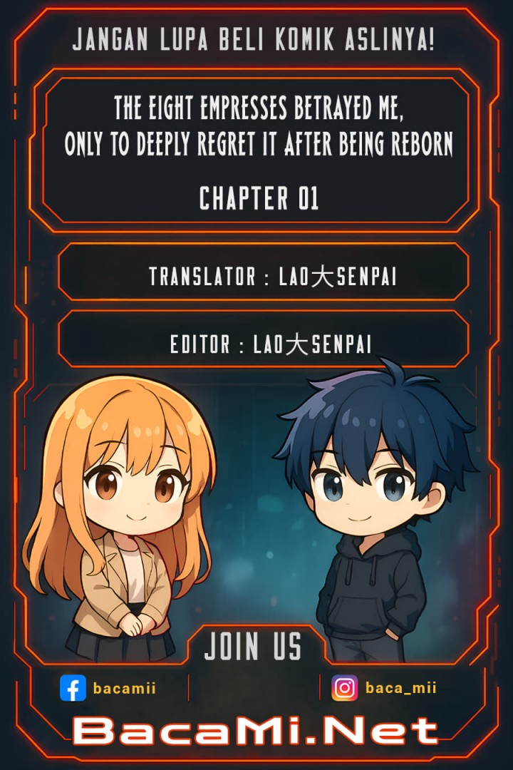 The Eight Empresses Betrayed Me, Only to Deeply Regret It After Being Reborn Chapter 01 Gambar 1