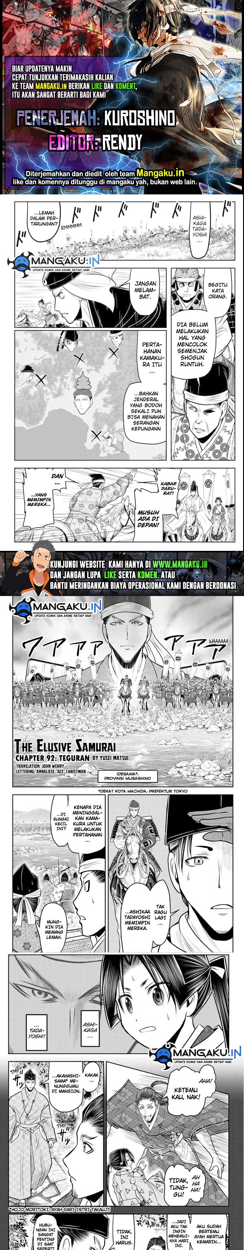 The Elusive Samurai Chapter 92 Gambar 1