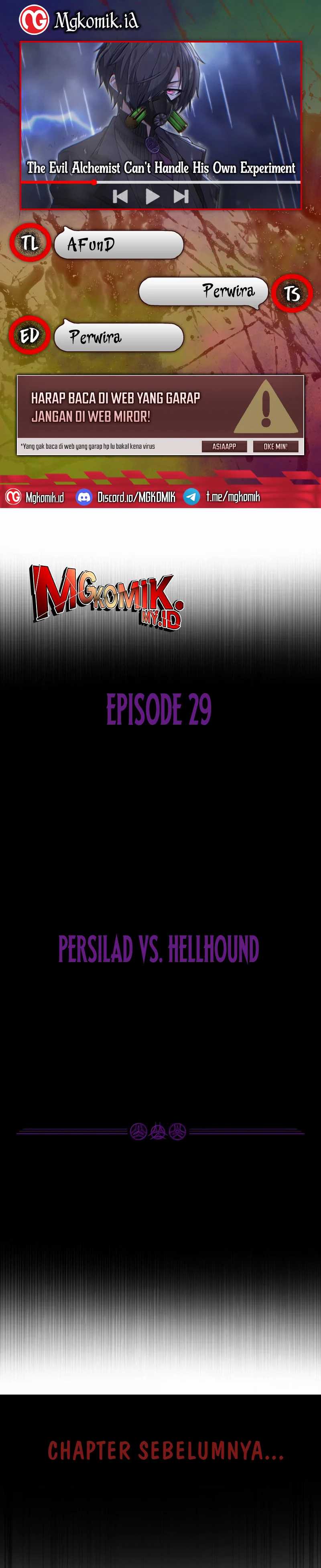The Evil Alchemist Can’t Handle His Own Experiment Chapter 29 Gambar 1