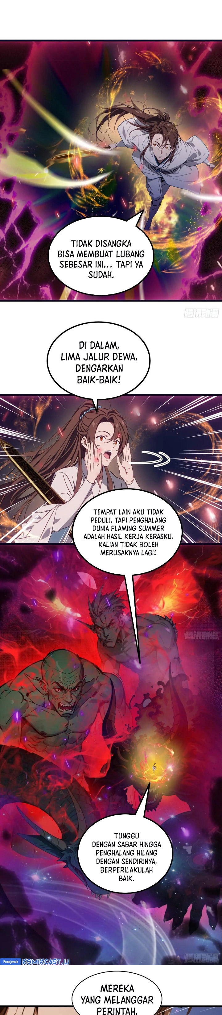 The Evil God Descends, I Own Great Hell Chapter 55 Gambar 6