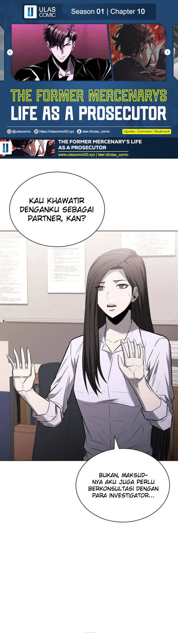 The Former Mercenary’s Life as a Prosecutor Chapter 10 Gambar 1
