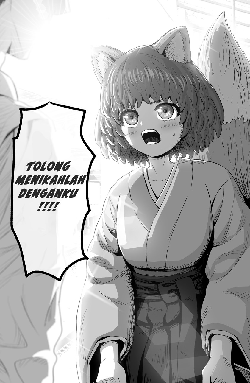 The Fox Girl Who Wants to Get Chummy With the Human Boy She Likes Chapter 03 Gambar 2