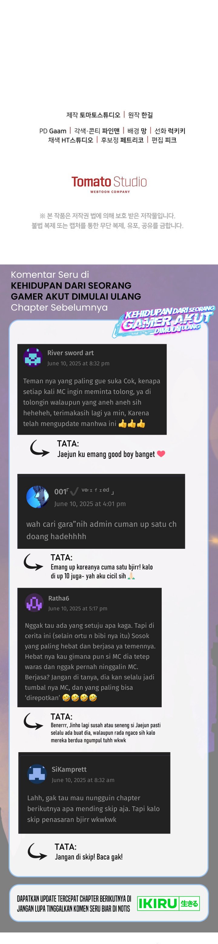 The Game’s Addict Reset Chapter 26 Gambar 37