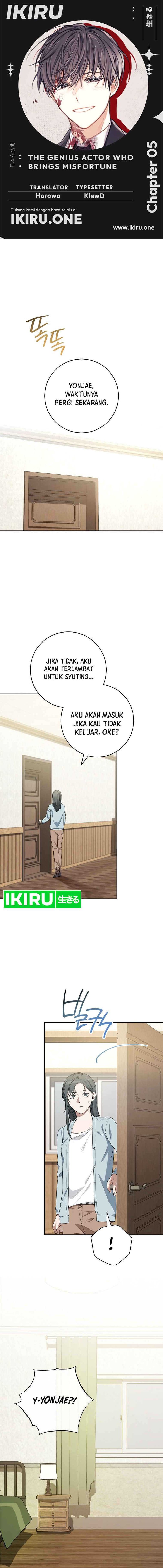 The Genius Actor Who Brings Misfortune Chapter 05 Gambar 1