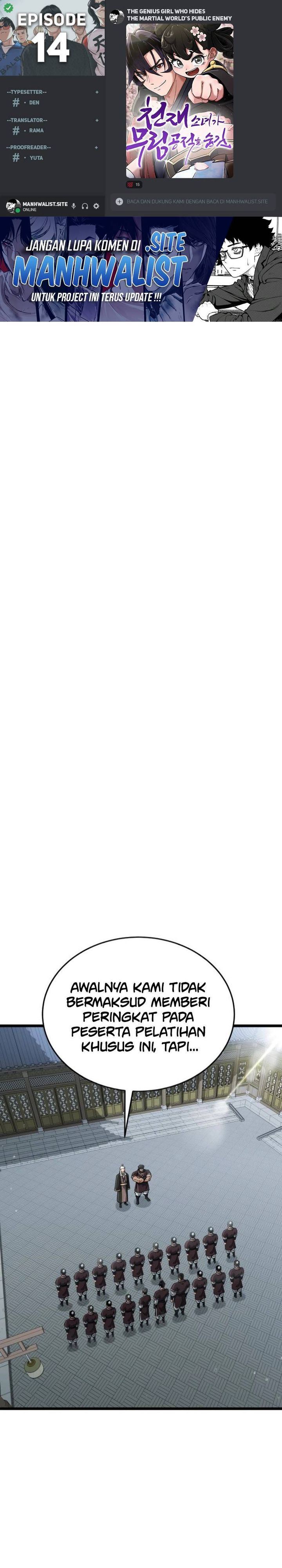 The Genius Girl Who Hides the Martial World’s Public Enemy Chapter 14 Gambar 1