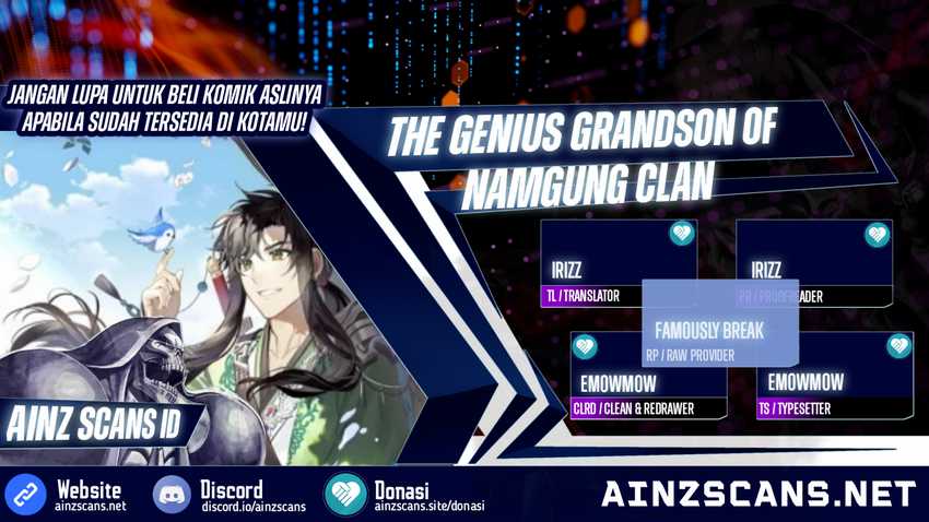 The Genius Grandson of Namgung Clan Chapter 02 Gambar 1