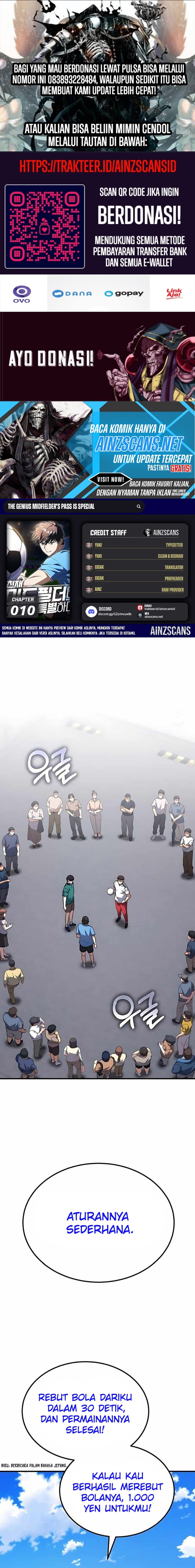 The Genius Midfielder’s Pass Is Special Chapter 10 Gambar 1
