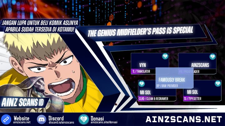 The Genius Midfielder’s Pass Is Special Chapter 15 Gambar 1