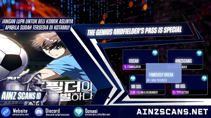The Genius Midfielder’s Pass Is Special Chapter 21 Gambar 1
