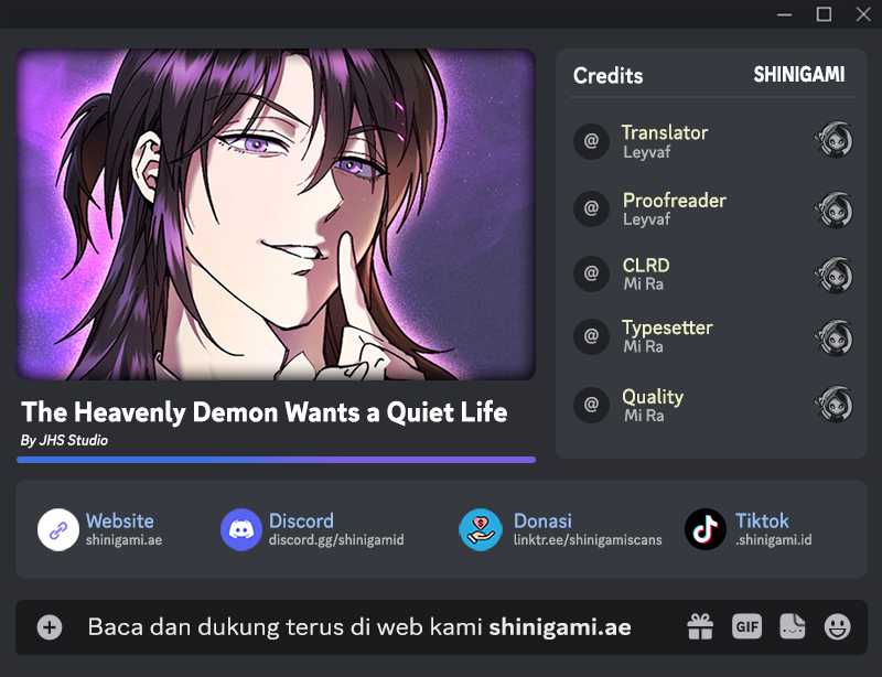 The Heavenly Demon Wants A Quiet Life Chapter 13 Gambar 1