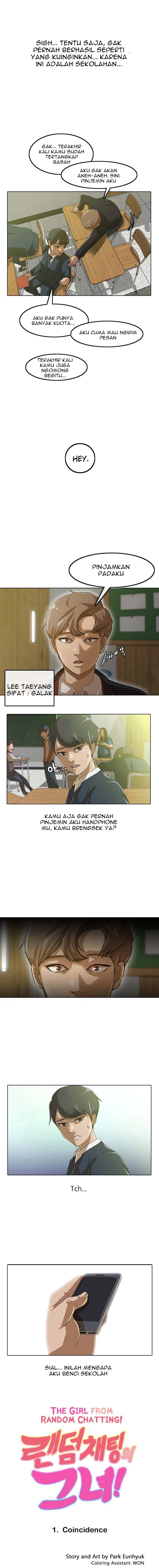 The Girl From Random Chatting! Chapter 01 Gambar 2