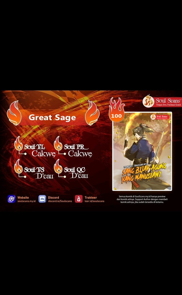 The Great Sage Of Humanity Chapter 100 Gambar 1