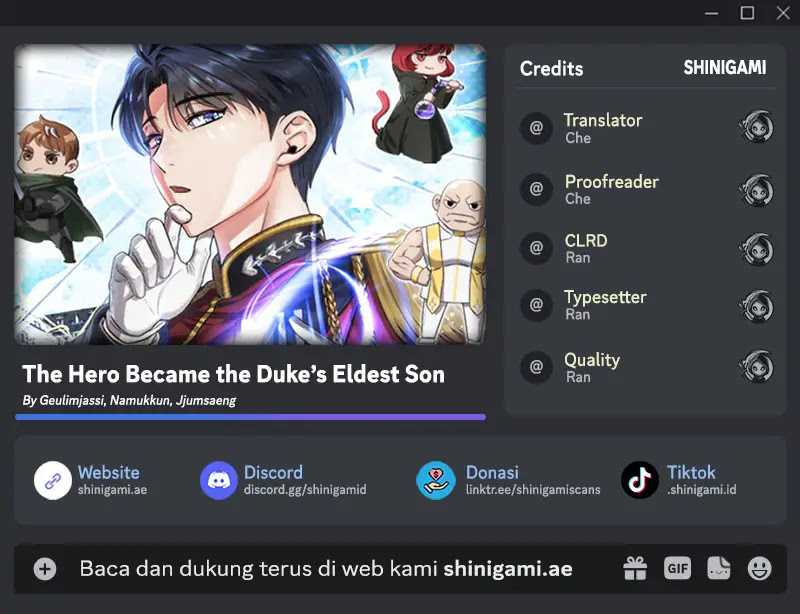 The Hero Became the Duke’s Eldest Son Chapter 39 Gambar 1