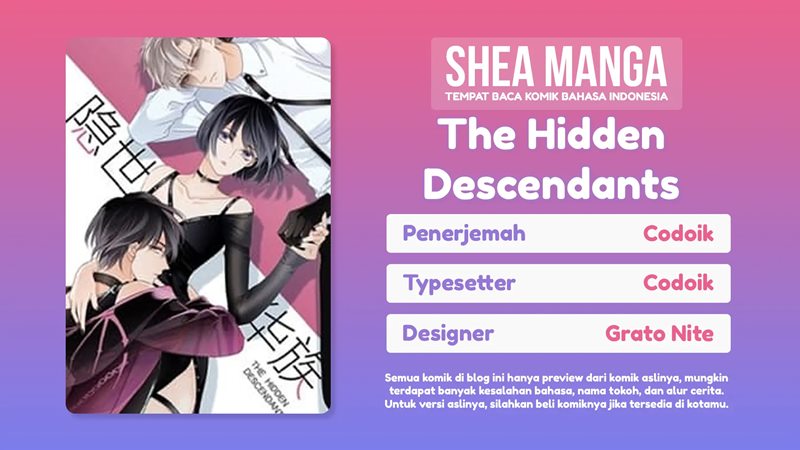 The Hidden Descendants Chapter 00 Gambar 1