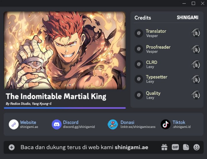 The Indomitable Martial King Chapter 01 Gambar 1