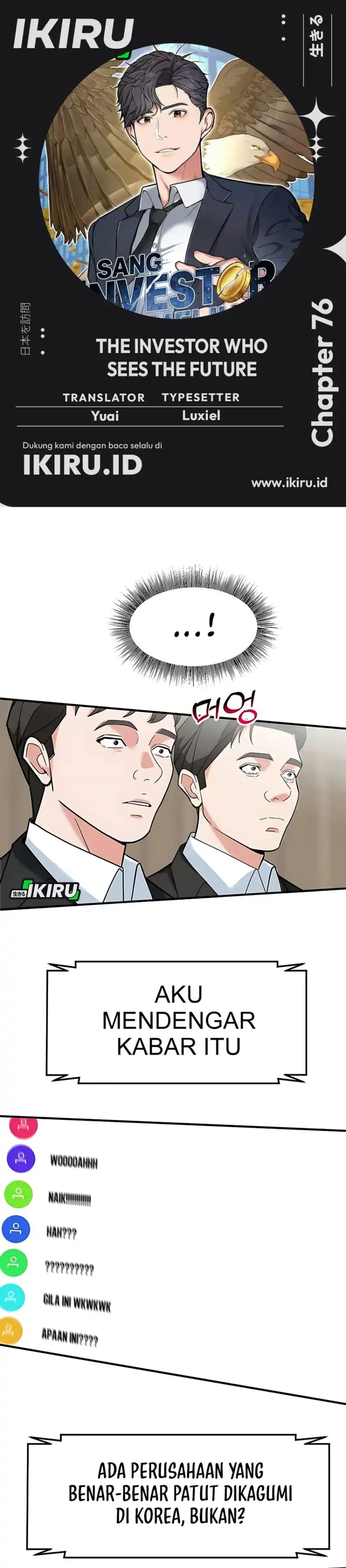 The Investor Who Sees The Future Chapter 76 Gambar 1