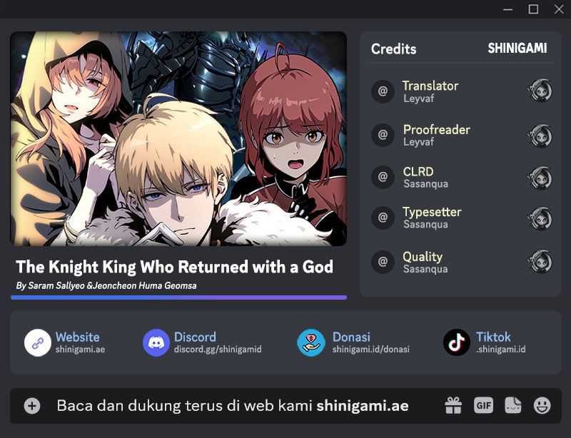 The Knight King Who Returned with a God Chapter 43 Gambar 1