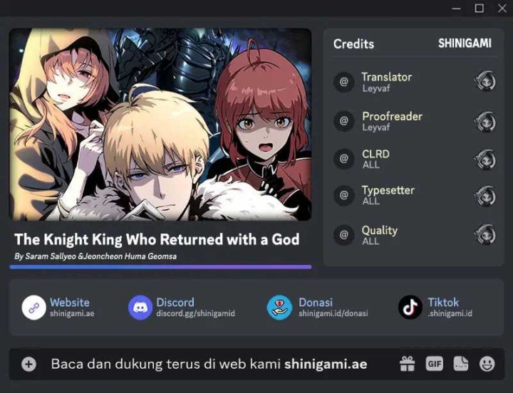 The Knight King Who Returned with a God Chapter 73 Gambar 1