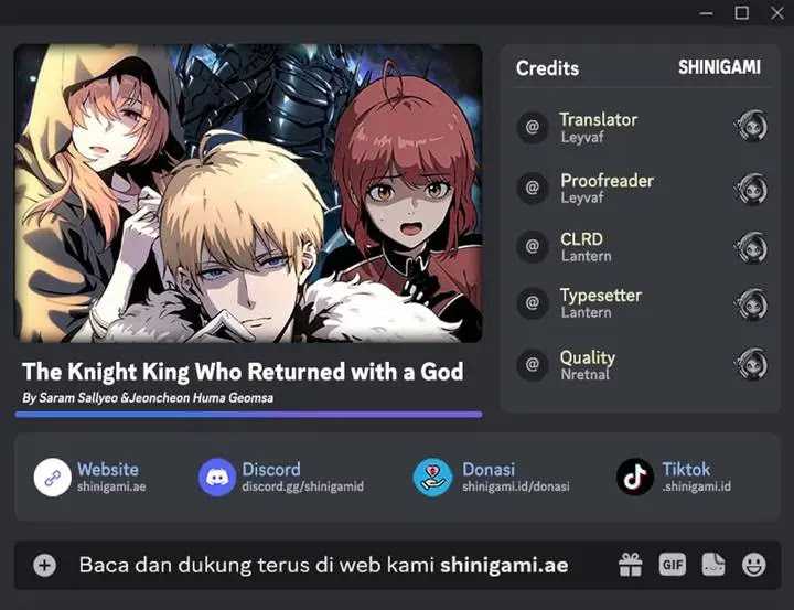 The Knight King Who Returned with a God Chapter 109 Fix Gambar 1