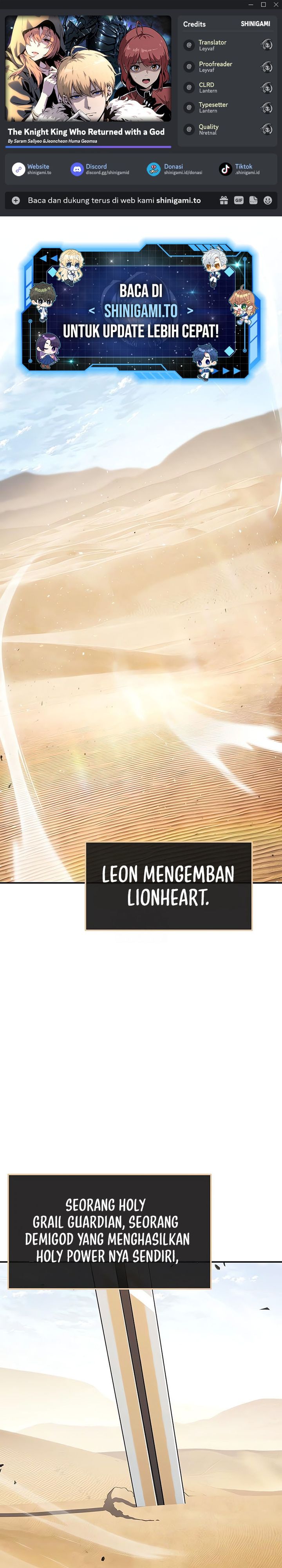 The Knight King Who Returned with a God Chapter 129 Gambar 1