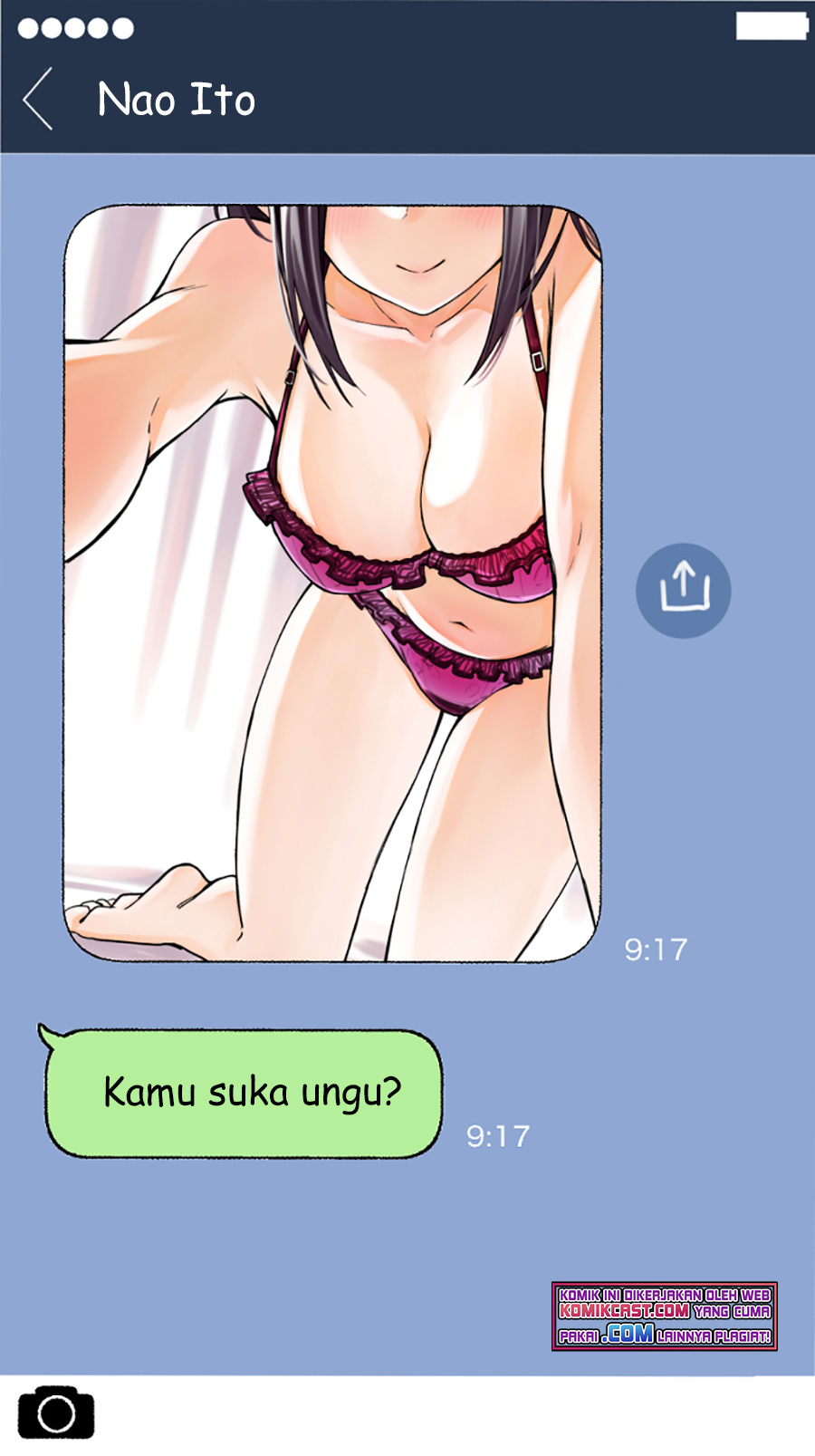 The Kouhai Who Reports the Color of Her Underwear to Me Every Morning for Some Reason Chapter 01 Gambar 3