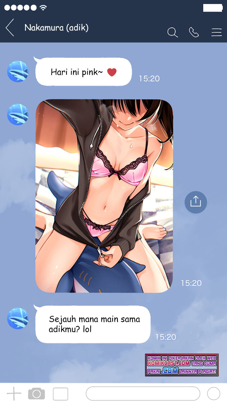 The Kouhai Who Reports the Color of Her Underwear to Me Every Morning for Some Reason Chapter 15 Gambar 3
