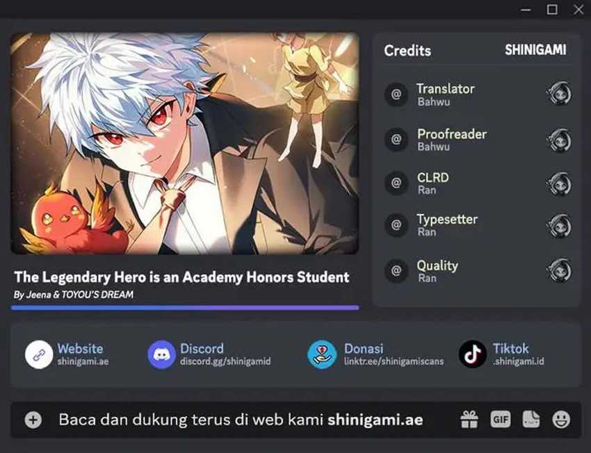 The Legendary Hero Is an Academy Honors Student Chapter 40 Gambar 1