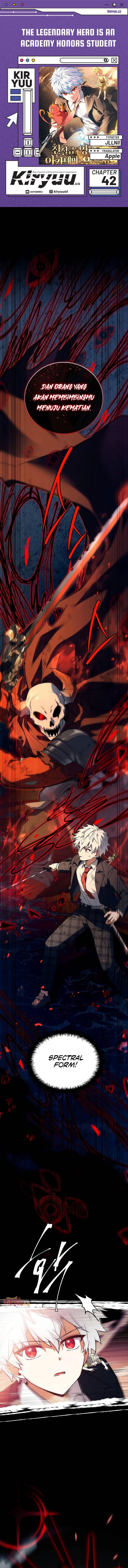 The Legendary Hero Is an Academy Honors Student Chapter 42 Gambar 1