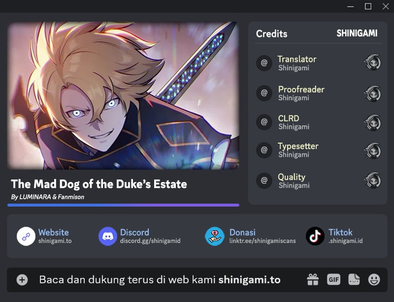 The Mad Dog Of The Duke’s Estate Chapter 01 Gambar 1