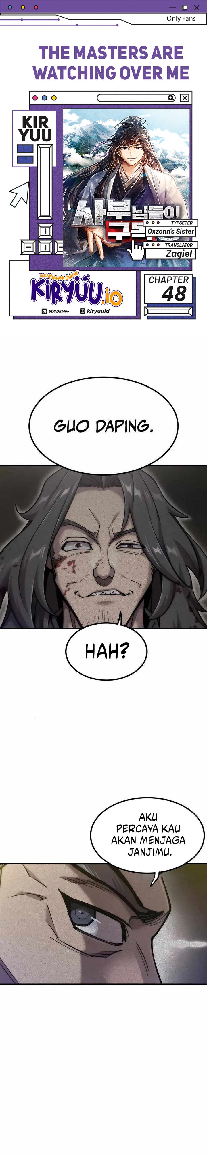 The Masters Are Watching Over Me Chapter 48 Gambar 1