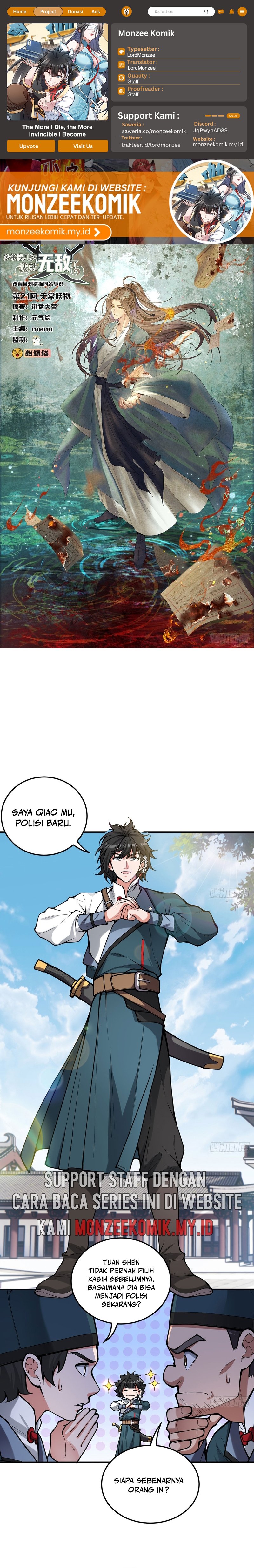 The More I Die the More Invincible I Become Chapter 21 Gambar 1