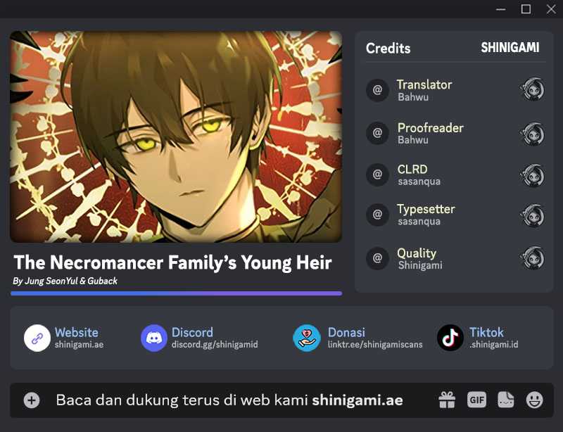 The Necromancer Family’s Young Heir Chapter 09 Gambar 1