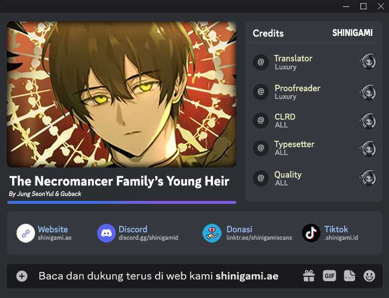 The Necromancer Family’s Young Heir Chapter 11 Gambar 1