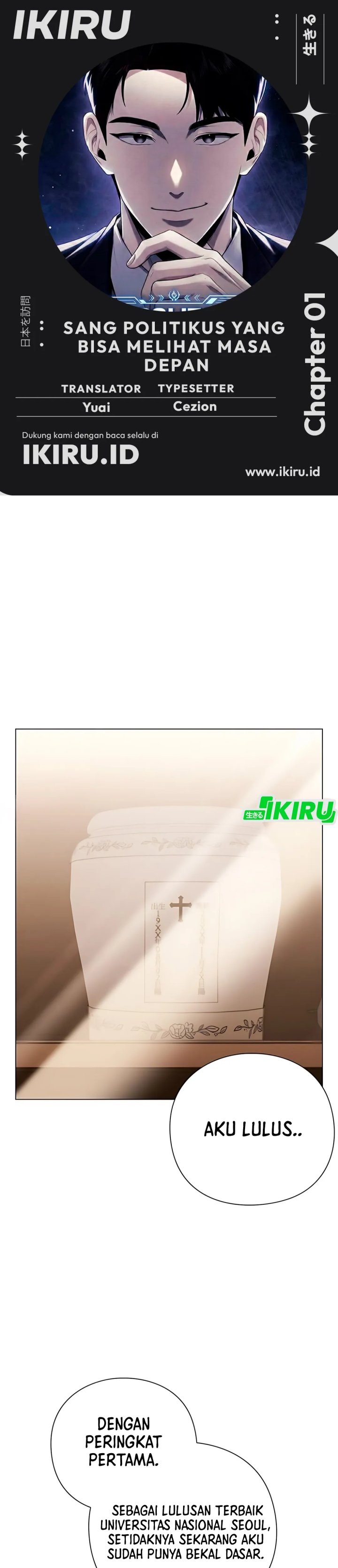 The Politician Who Sees the Future Chapter 01 Gambar 1