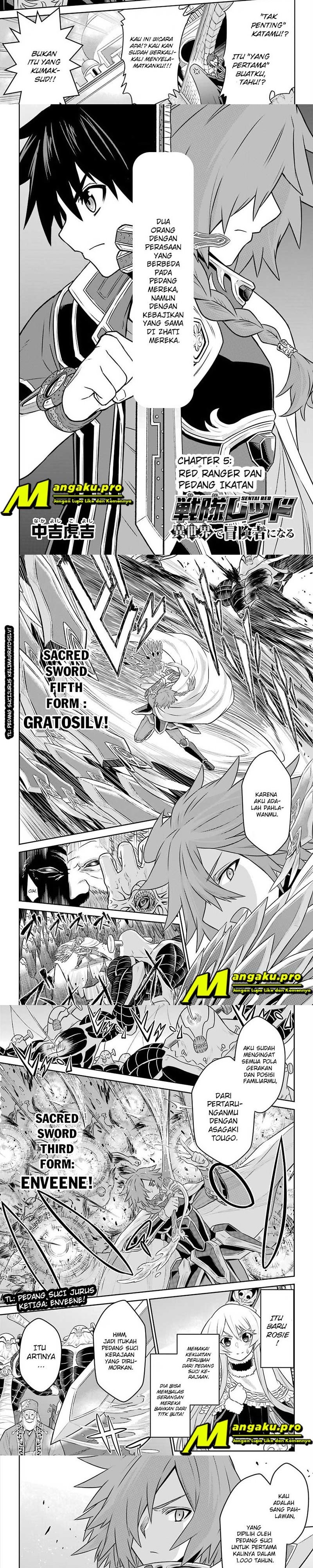 The Red Ranger Becomes an Adventurer in Another World Chapter 05.1 Gambar 2