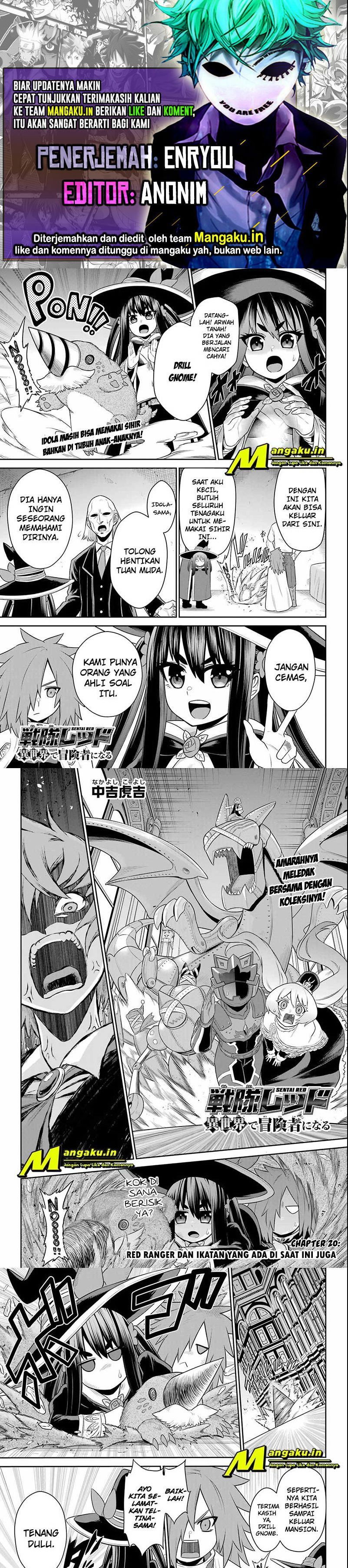 The Red Ranger Becomes an Adventurer in Another World Chapter 20.1 Gambar 1