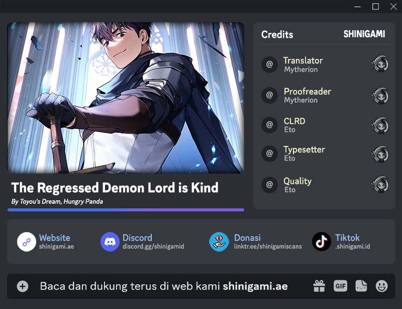 The Regressed Demon Lord Is Kind Chapter 29 Gambar 1