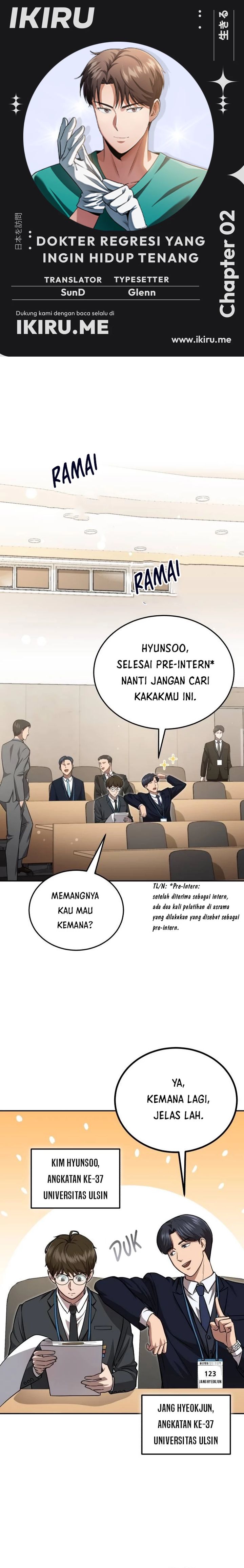 The Regressed Doctor Just Wanted to Live Quietly Chapter 02 Gambar 1