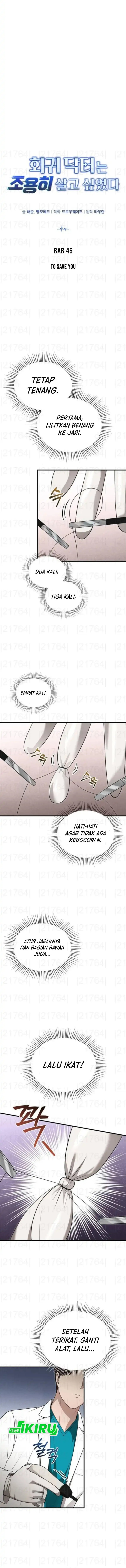 The Regressed Doctor Just Wanted to Live Quietly Chapter 45 Gambar 8