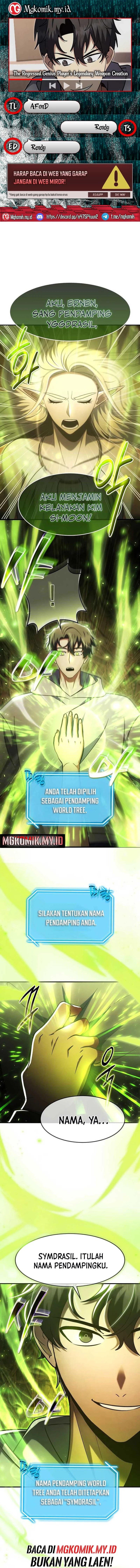The Regressed Genius Player’s Legendary Weapon Creation Chapter 59 Gambar 1